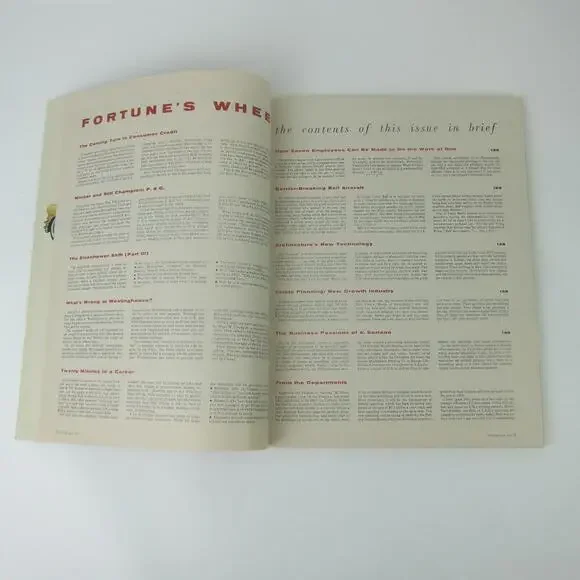 Vintage FORTUNE Magazine March 1956 General Motors, Ford, Cadillac, Buick  Ads - Picture 3 of 16